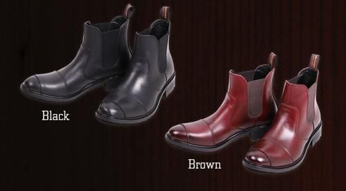 HS-B 13 シフトガード付サイドゴアレザーブーツ