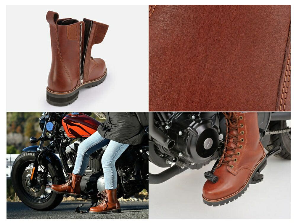 HBS-007 ミドルブーツ ブラウン