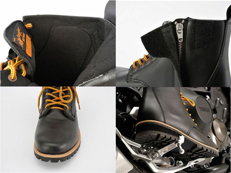 HBS-003 ショートブーツ ブラック