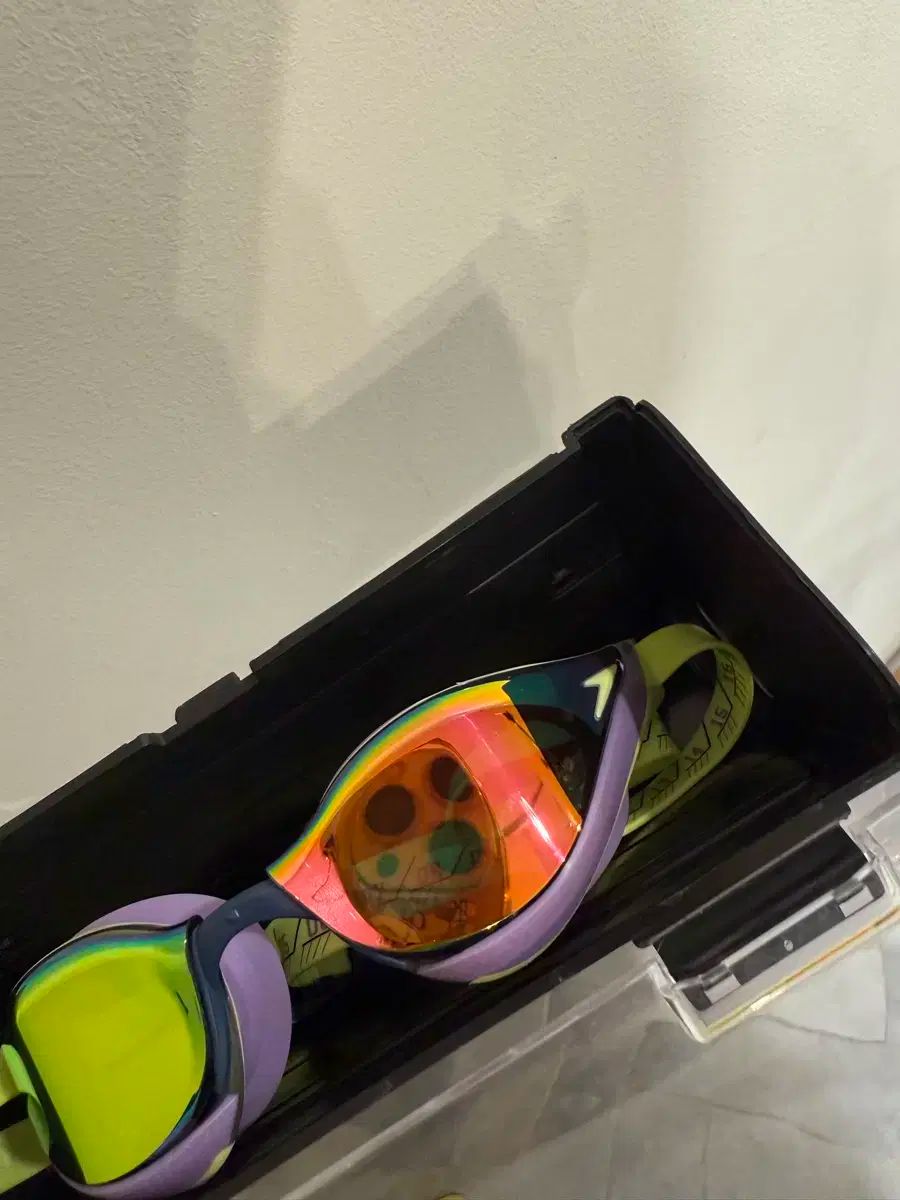 SPEEDO スピード ピュアフォーカス ライラック グリーンパープル アジアンフィット