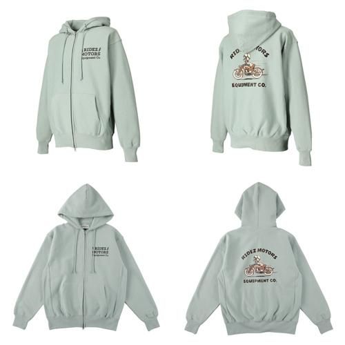 キャット ジップパーカー