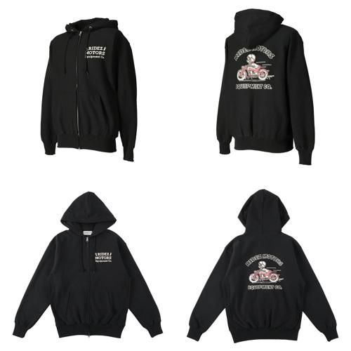 キャット ジップパーカー