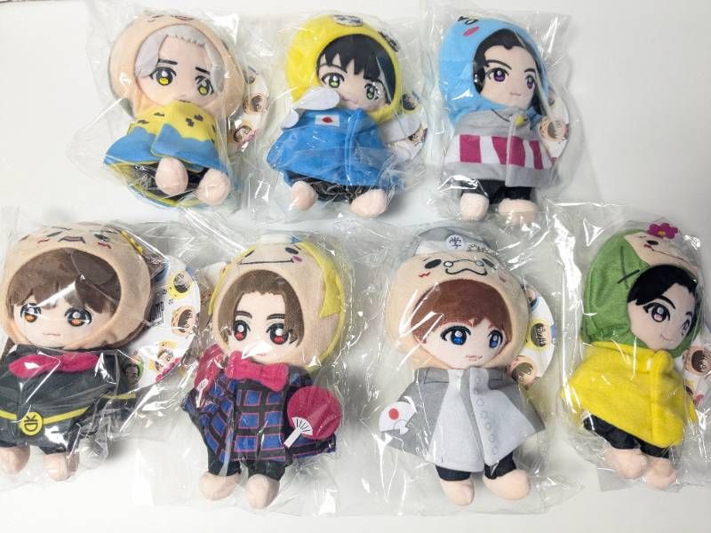 Hey! Say! JUMP 15th Anniversary Live TOUR 2025-2025 ちびぬい ぬいぐるみ マスコット 7点セット 山田 髙木 伊野尾 知念 八乙女 藪 有岡