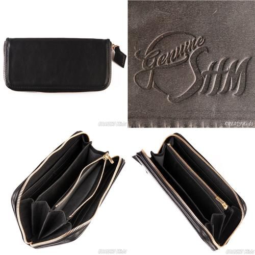 SHM LEATHER WALLET LONG PLAIN