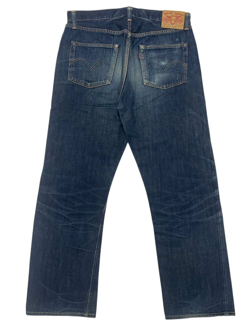 最初期 90 s W 34 L 1001 XX ウェアハウス デニム ジーンズ 牛パッチ 赤タブ