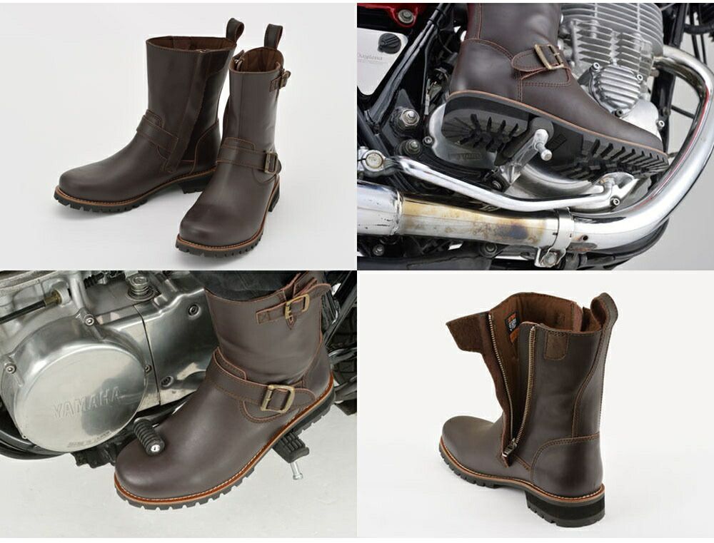 HBS-004 レディース エンジニアブーツ ダークブラウン