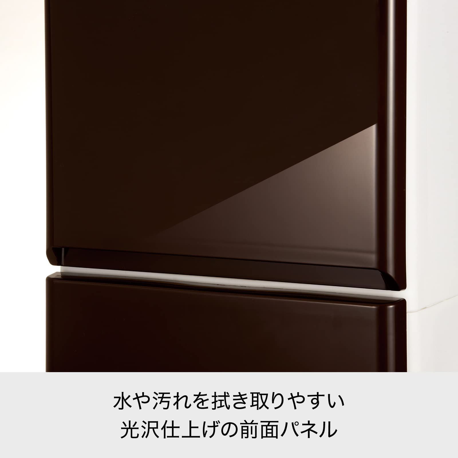 在庫処分 (like-it) ランドリー収納 すき間 引出し 薄型 キャスター付き 約幅17x奥行42.2x高さ83cm ライクイット 日本製 ラグドロワ スリム 4段 ブラウン LDS-4