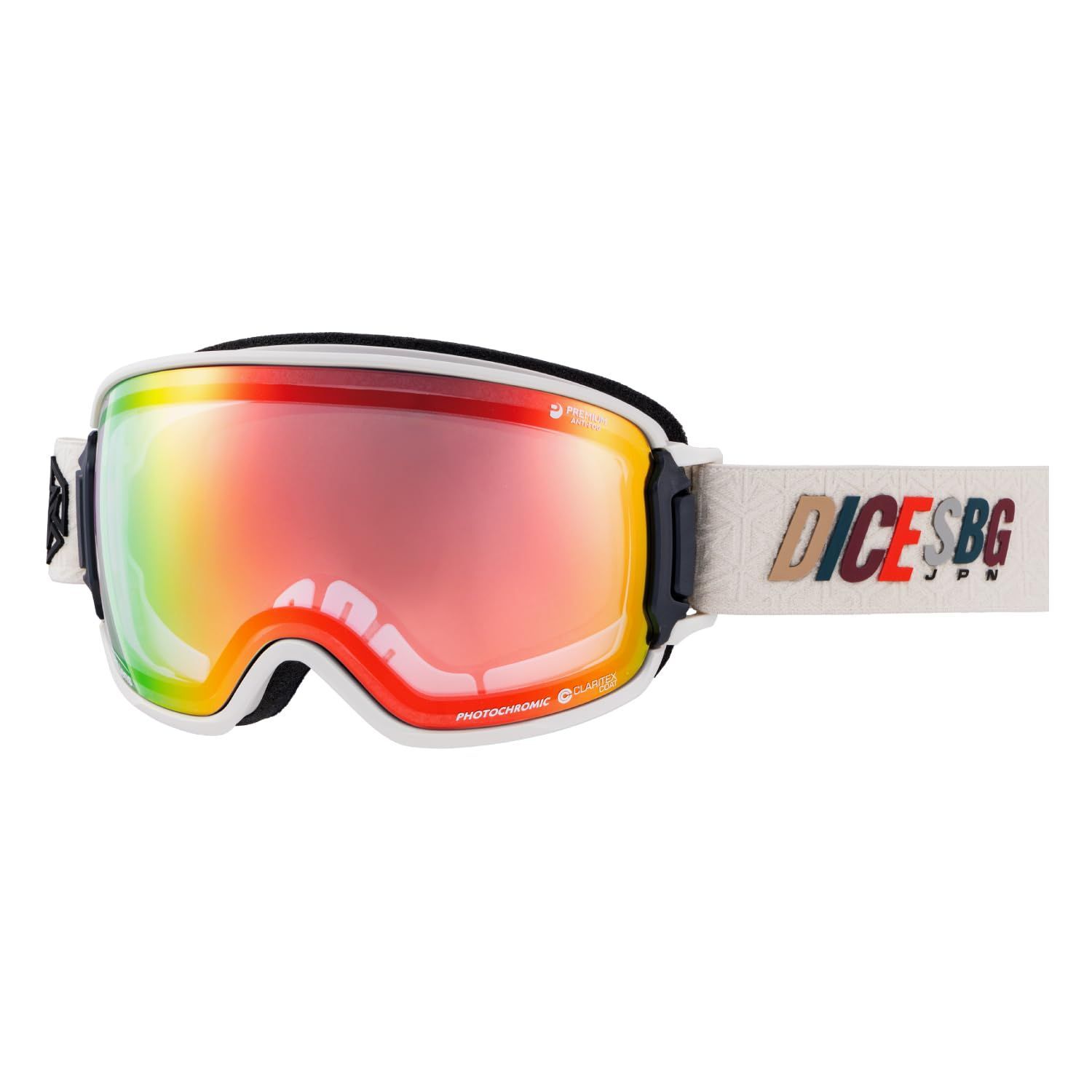 UVカット 撥水 メンズ 眼鏡対応 SYSTEM A-BLOW 球面レンズ 大型 くもり止め レディース ミラー ULTRA 調光偏光 調光 BANK スノーゴーグル スノーボードゴーグル スキー ダイス DICE