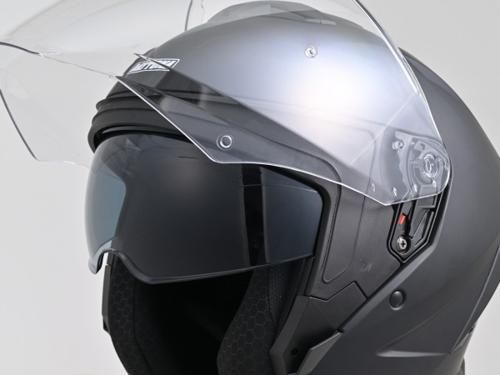 DN 006 SJ インナーバイザー内蔵 ジェットヘルメット スポーツバイク用シート マシンヘッド