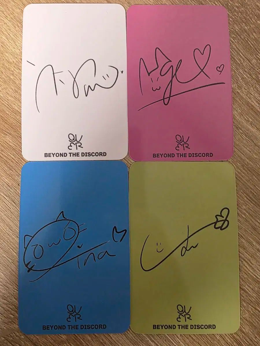 QWER LP 日本 トレーディングカード セット