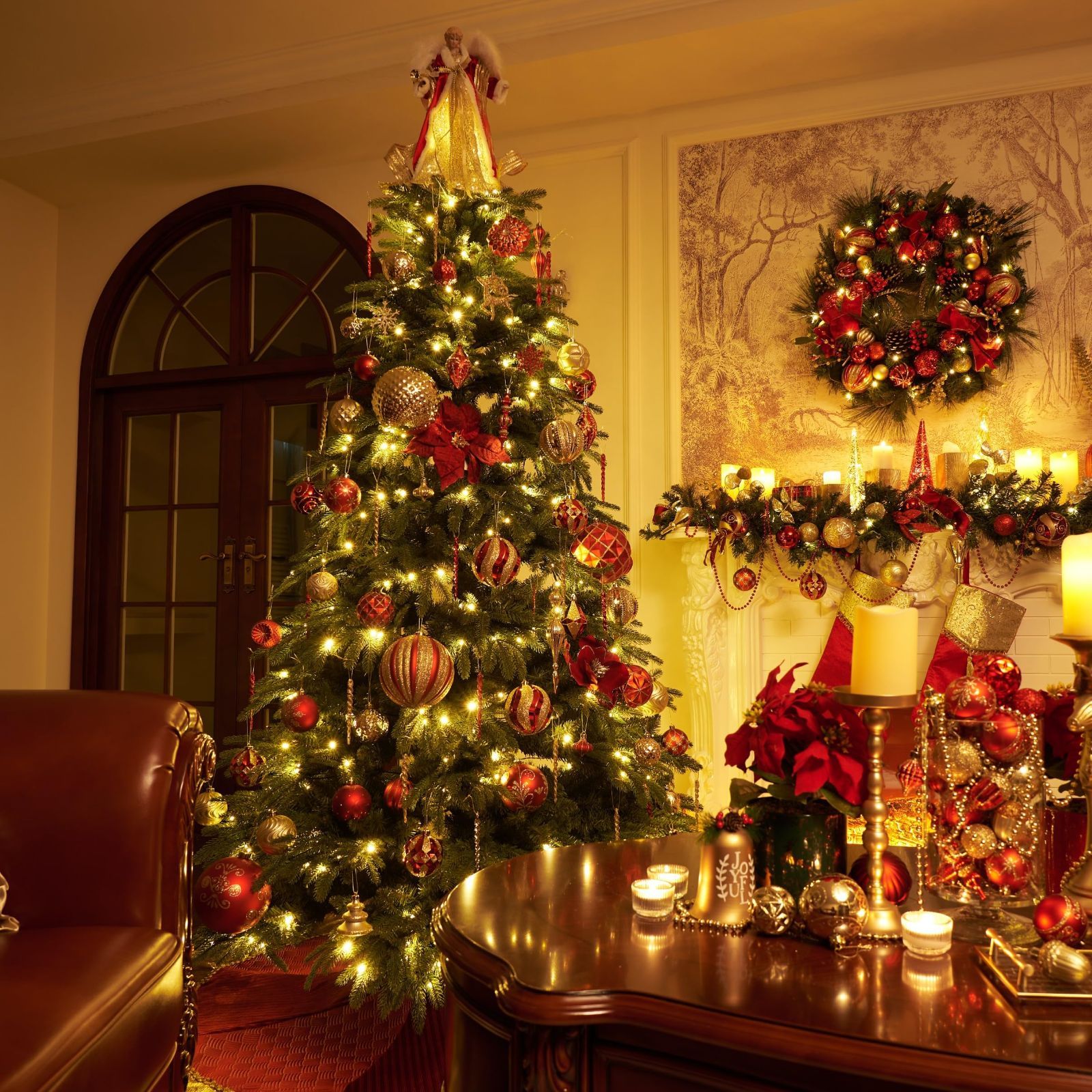 特価商品 赤金 赤 クリスマス クリスマス 飾り 飾り ゴールド