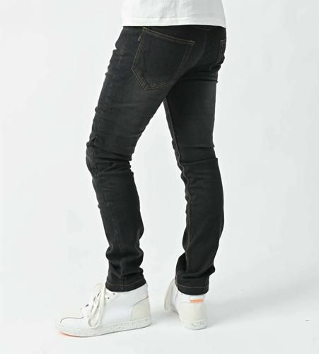 SINGLE LAYER JEANSライディングパンツ BLAK