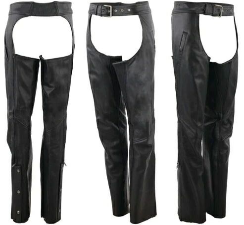 レディース ストレートレザースラックス