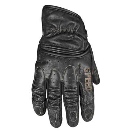 RUST AND REDEMPTION LEATHER GLOVES BlackL