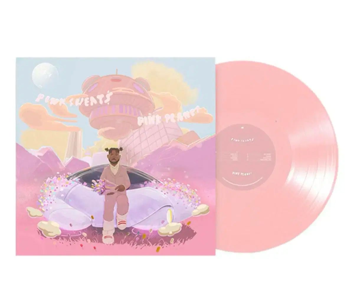 ピンクスウェットシャツ Pink Planet LP ピンク COLOR