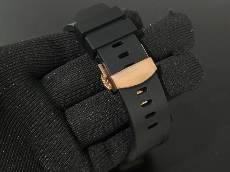 ブラック-ローズゴールド アップルウォッチバンド