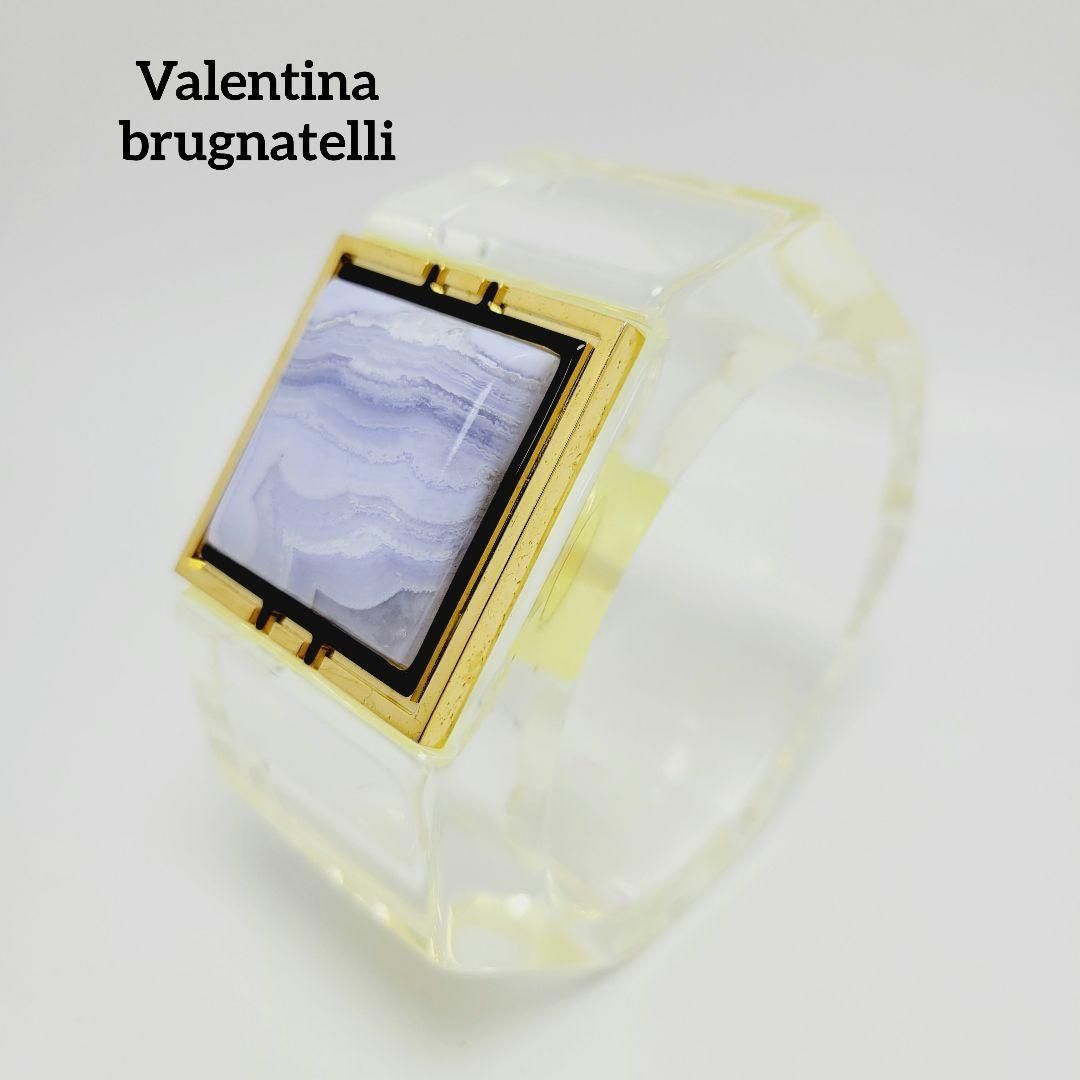 Valentina brugnatelli バングル アゲート石 ガラス