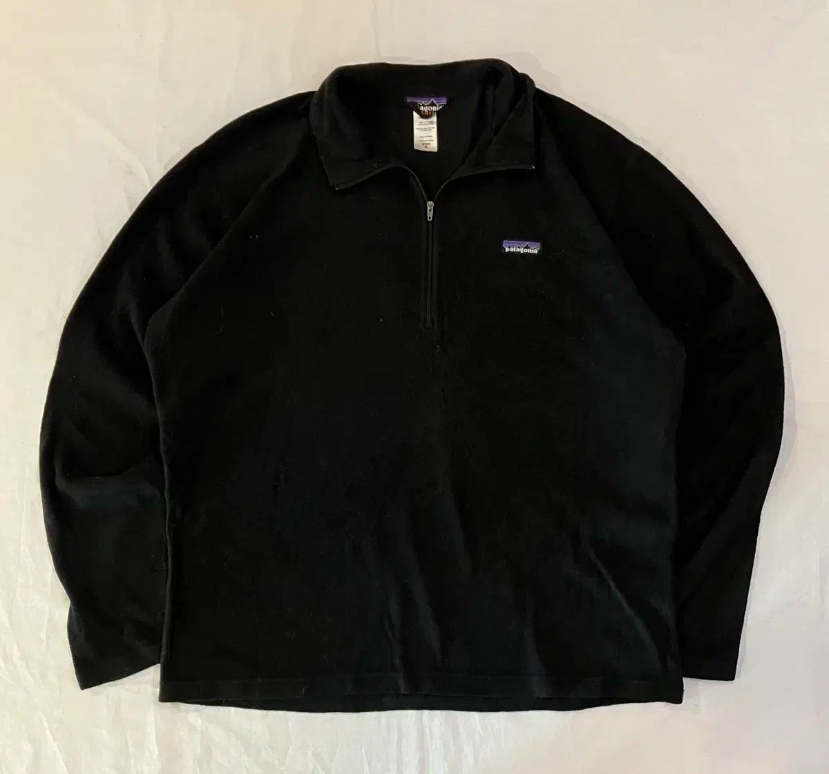 パタゴニア Synchilla シンチラ ハーフジップアップ フリース プルオーバー ブラック