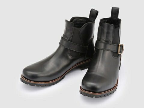 HBS-008 サイドゴアブーツ ブラック