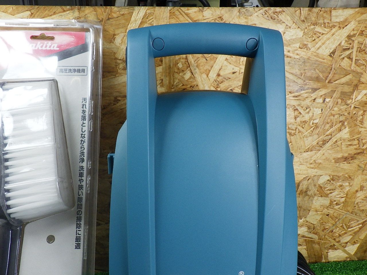 マキタ Makita 高圧洗浄機 MHW 101 青 ノズル ホース ブラシ