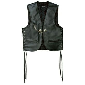 アテンション レザーコンチョベスト