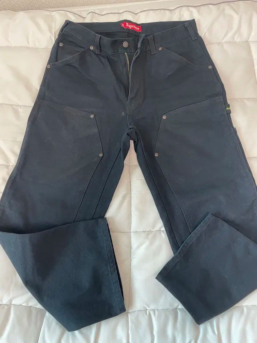シュプリーム 24 fw ダブルニー ブラック 32