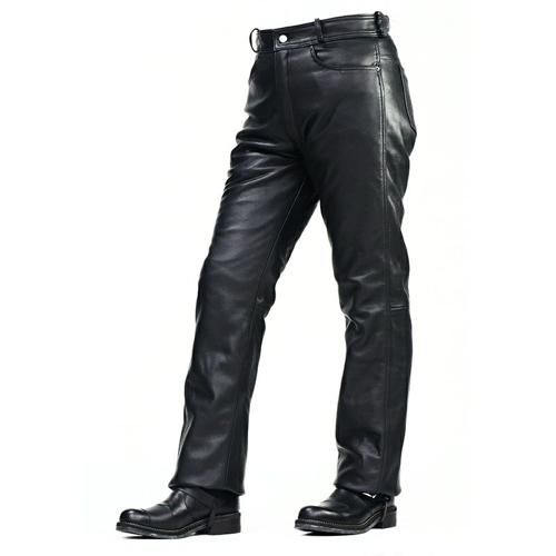 TR-913W レディース ストレートレザースラックス