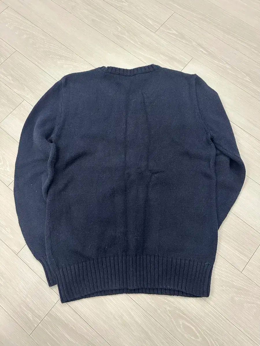 ポロ キッズ ニット ネイビー m 10-12