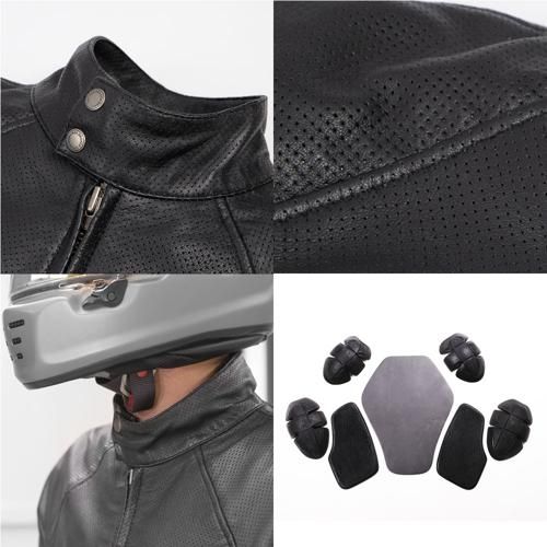 24SJ-5 メッシュレザージャケット