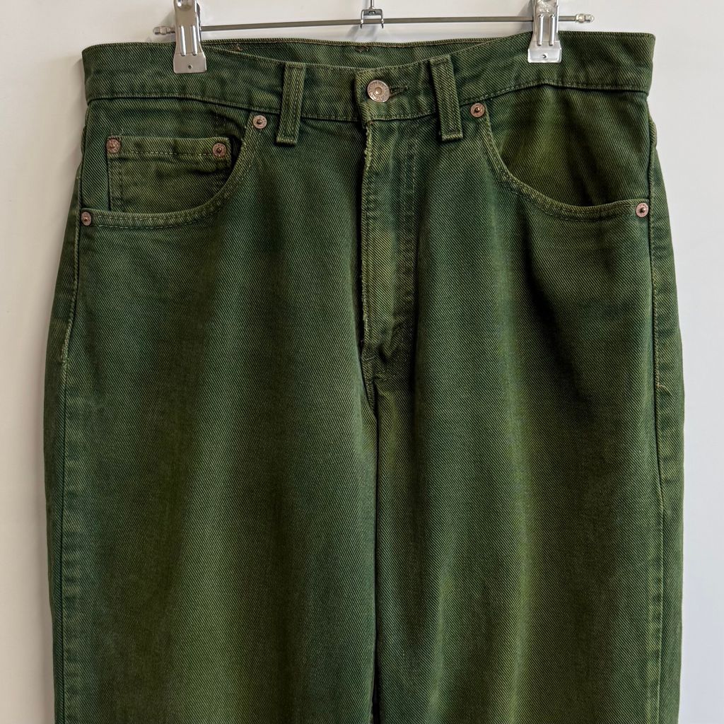 コットンパンツ 緑