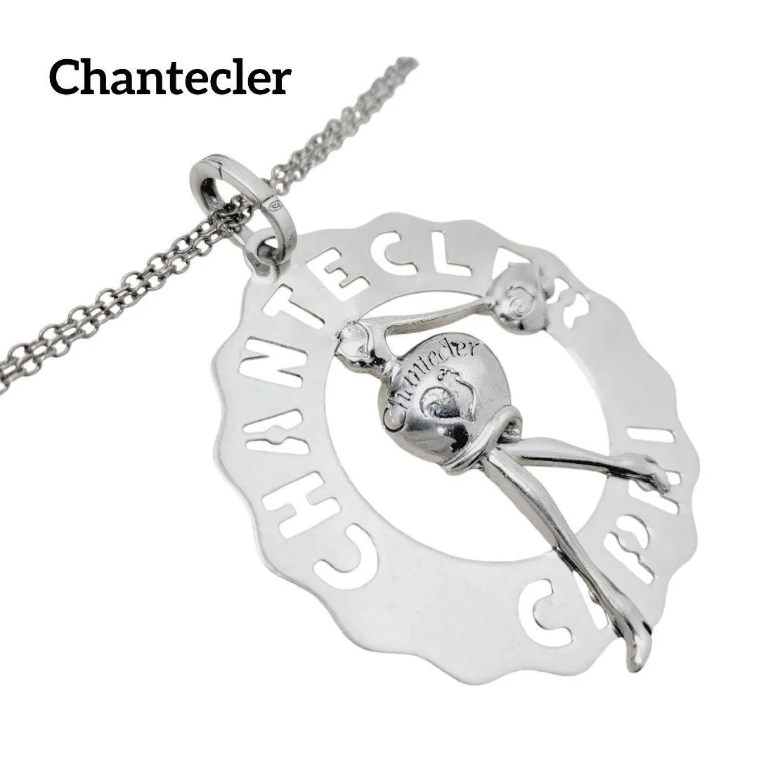 ☆シャンテクレール Chantecler ネックレスチャーム シャンテクレール k18wg ダイヤモンド ネックレスチャーム