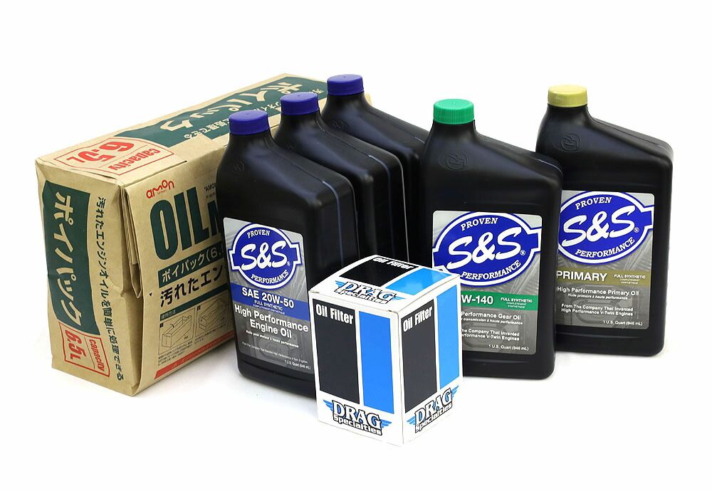 S&S オイルセット 1984〜99年ビッグツイン用