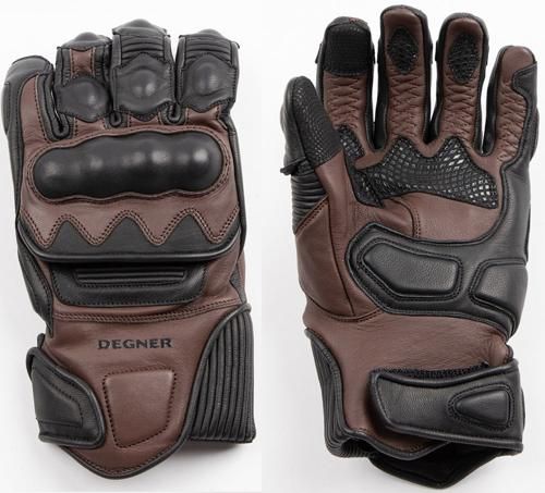 プロテクター付きレザーグローブ