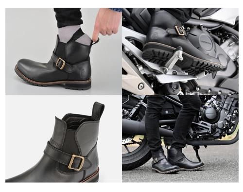 HBS-008 レディース サイドゴアブーツ ブラック