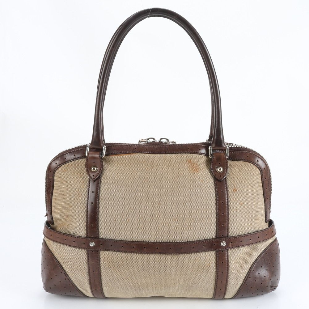 美品 グッチ シェリー ライン インターロッキングG 114887 レザー