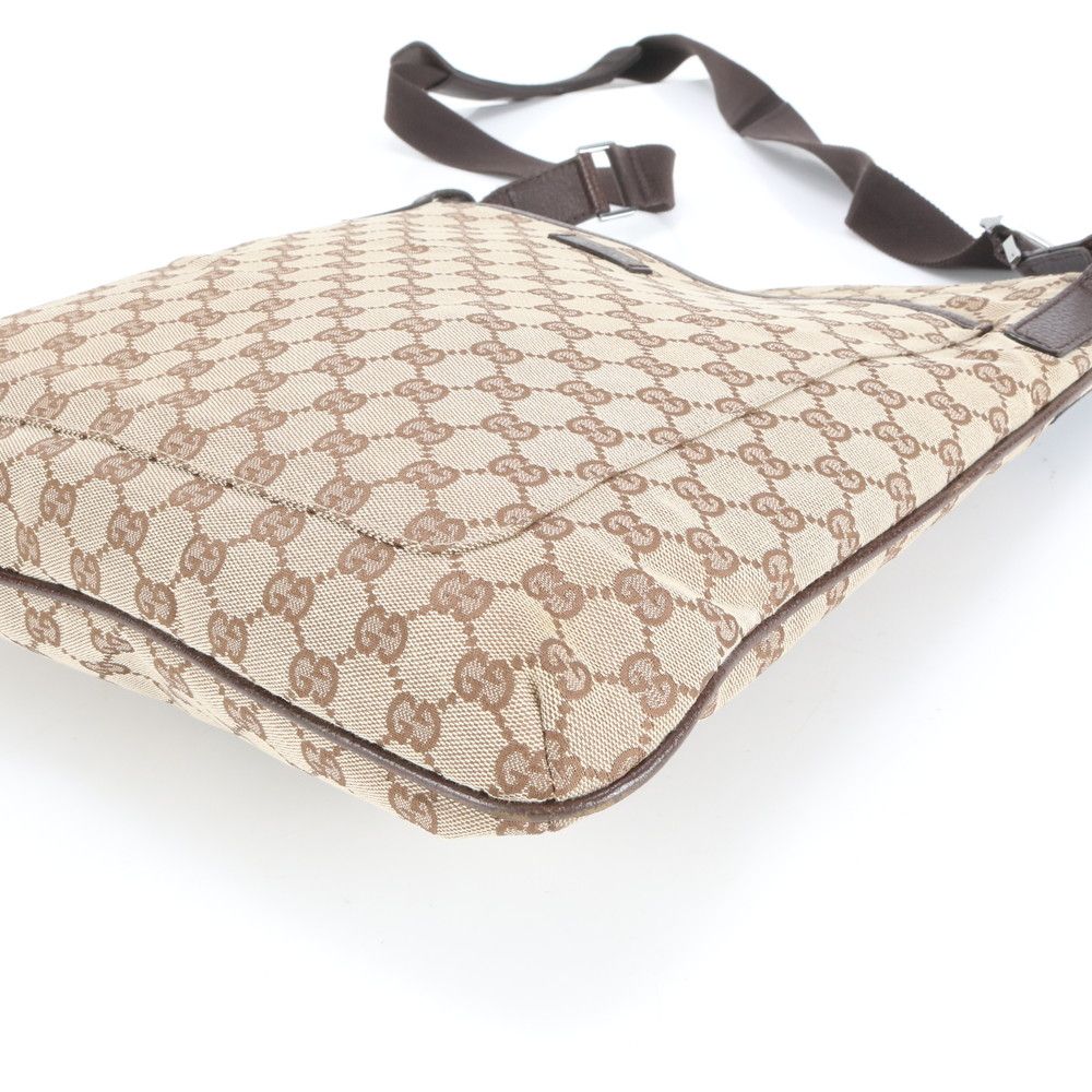 GUCCIグッチ GGキャンバス カーフレザー本革 ショルダーバッグ イタリア製 GUCCI グッチ GGマーモント チェーンショルダーバッグ キャンバス