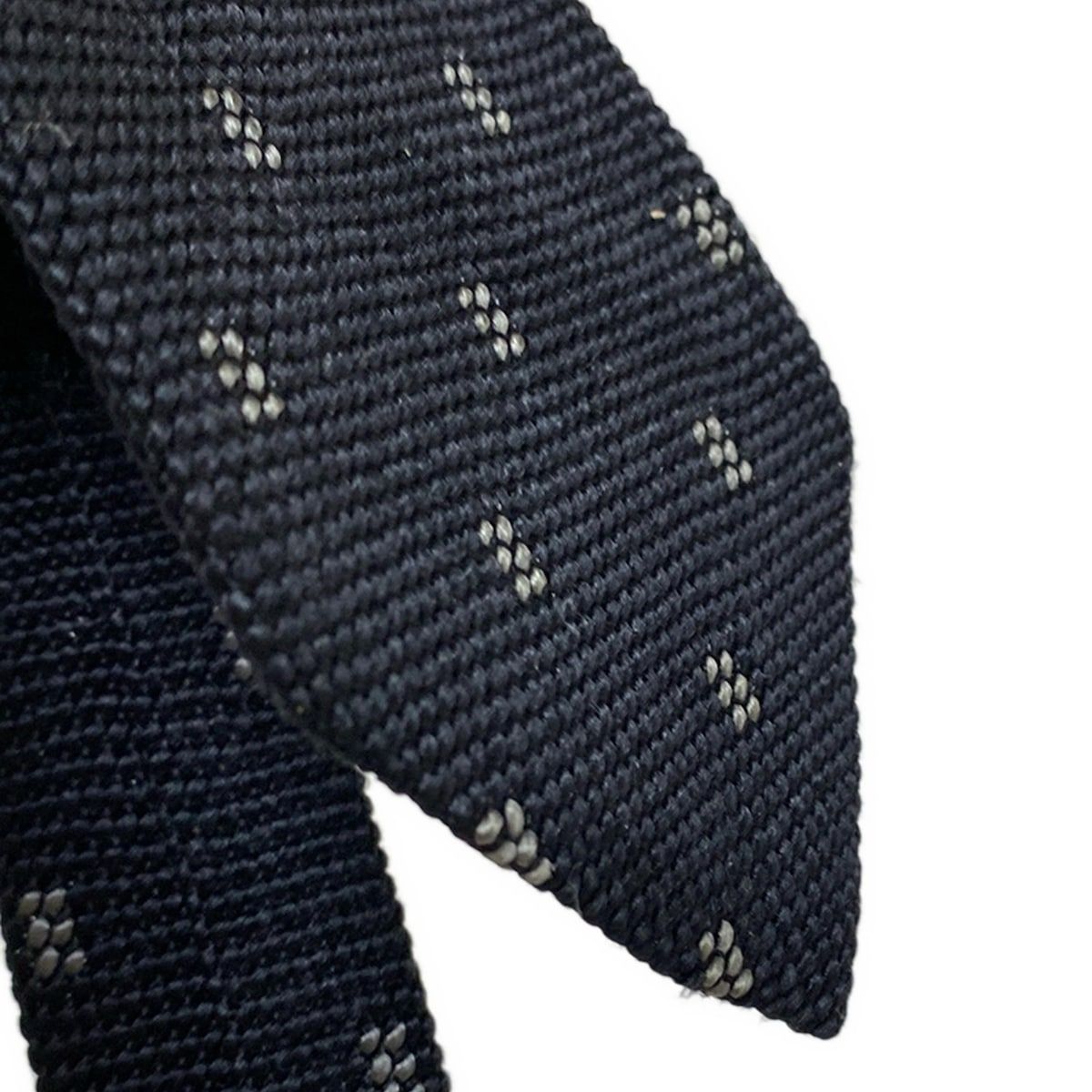 yohjiyamamoto(ヨウジヤマモト) ネクタイ メンズ - 黒×グレー COSTUME