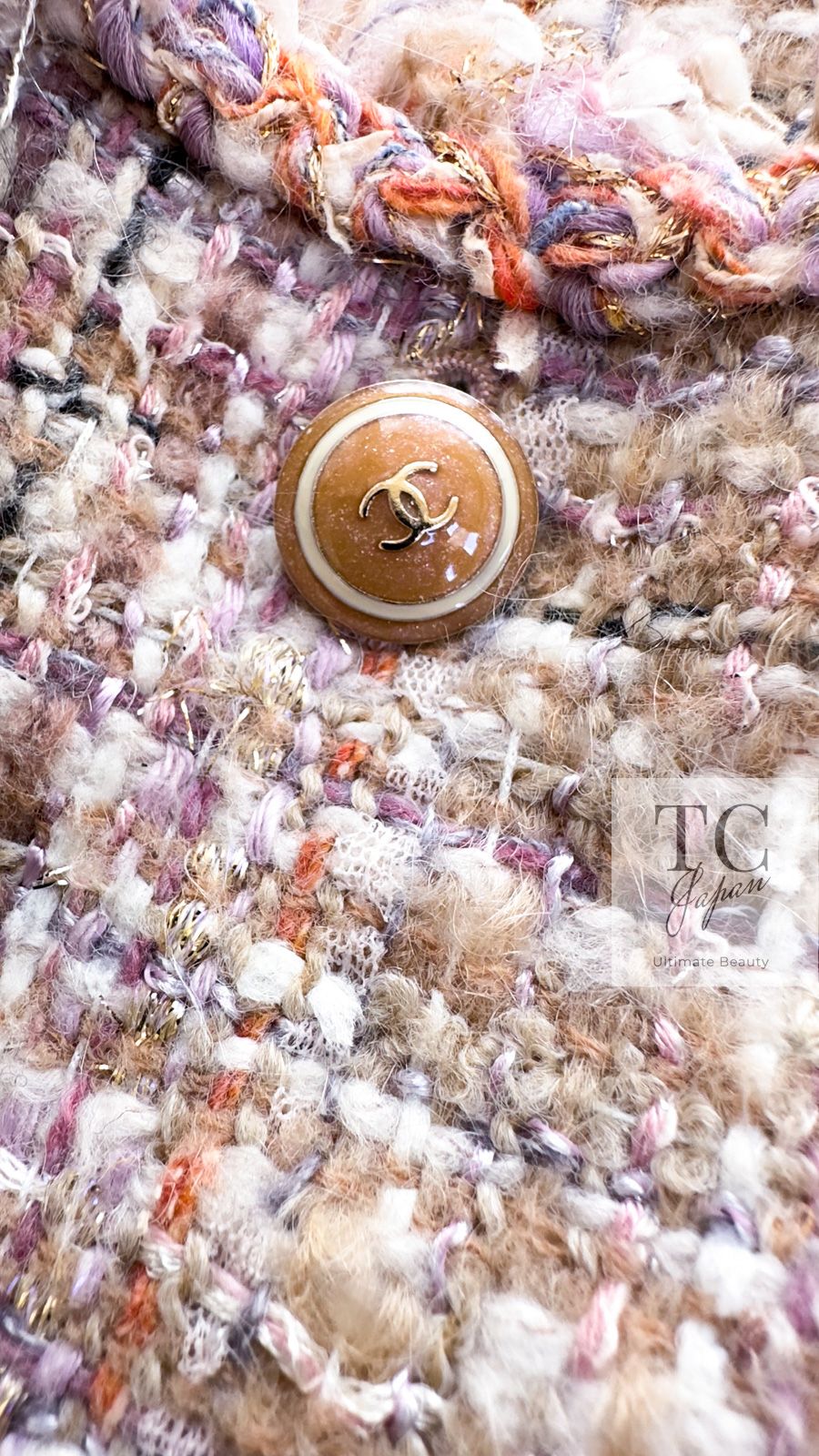 ツイード ココボタン