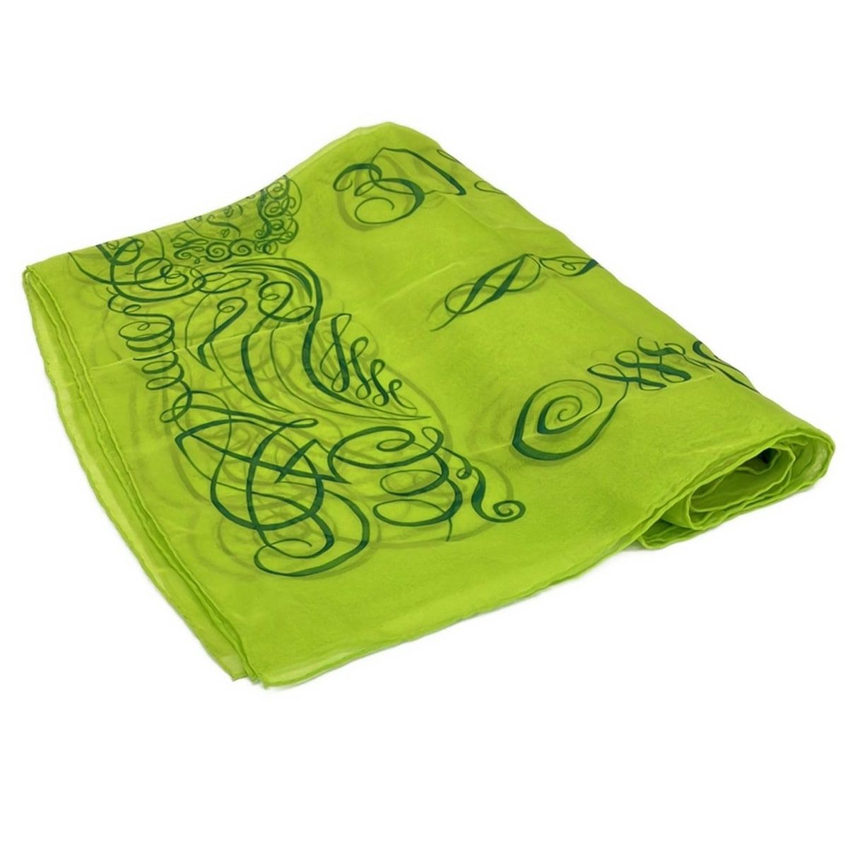 HERMES エルメス ストール ショール - イエローグリーン×ダークグリーン シアー シルク