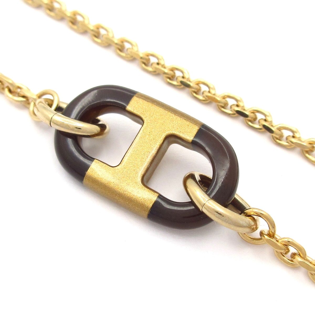 ゴールド×ダークブラウン