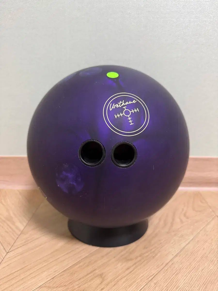 ボーリングボール HAMMER ハンマー パープル 緑ピン ウレタン 15 p