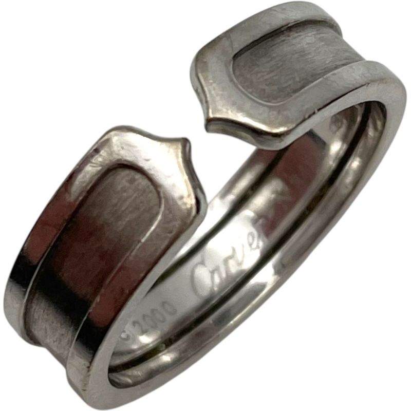 カルティエ Cartier C 2リングSM ホワイトゴールド 750 ジュエリー