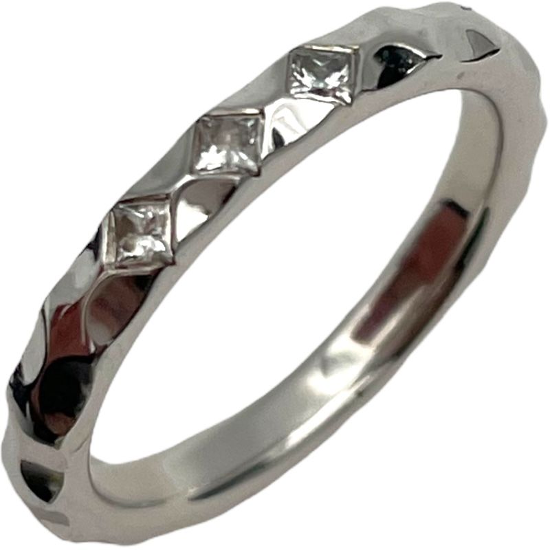 ルイ ヴィトン LOUIS VUITTON アリアンスモノグラムアンフィニリング ホワイトゴールド Au750 ジュエリー