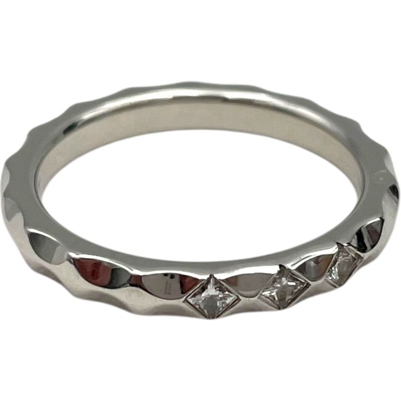 ルイ ヴィトン LOUIS VUITTON アリアンスモノグラムアンフィニリング ホワイトゴールド Au750 ジュエリー