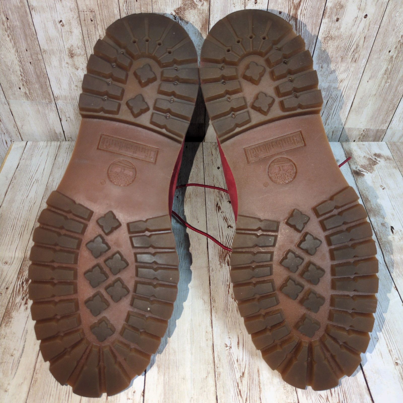 【美品】ティンバーランド 6インチブーツ A1149 レッド 8W(26cm) 美品】ティンバーランド 6インチブーツ A1149 レッド 8W(26cm) 美品