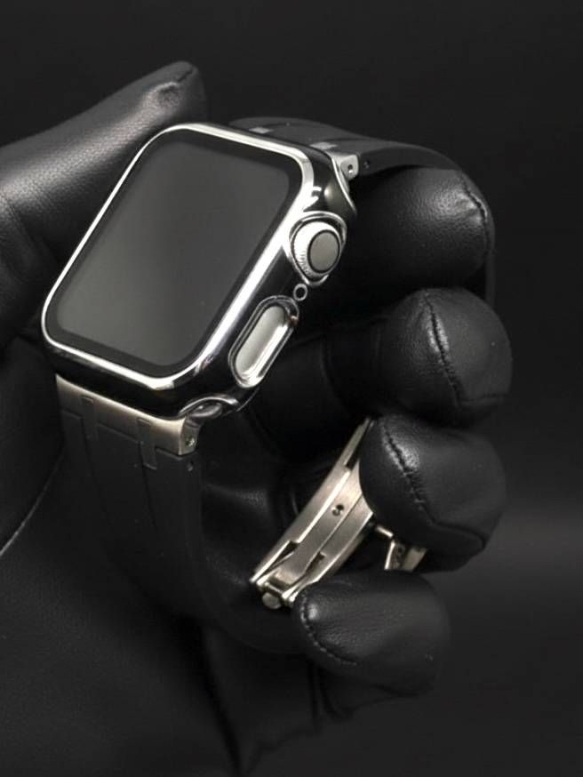 46mm アップルウォッチケース カバー 保護 ギフト 38 40 41 42 44 45 46 49 画面保護機能付き ベルト ラバー バンド セット series2 3 4 5 6 7 8 9 10 11 se Ultra