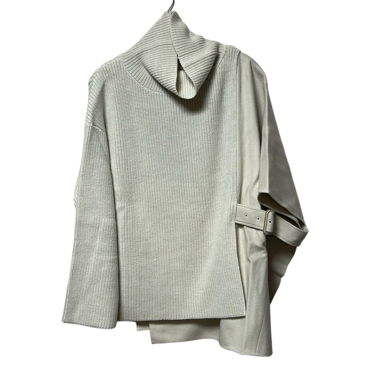 ADORE アドーア ポンチョ サイズ38 M レディース - アイボリー ドッキングポンチョニット 秋 冬