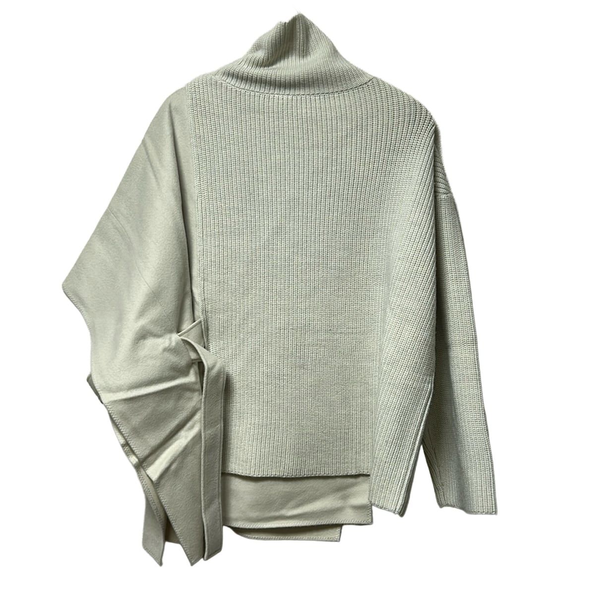 ADORE アドーア ポンチョ サイズ38 M レディース - アイボリー ドッキングポンチョニット 秋 冬