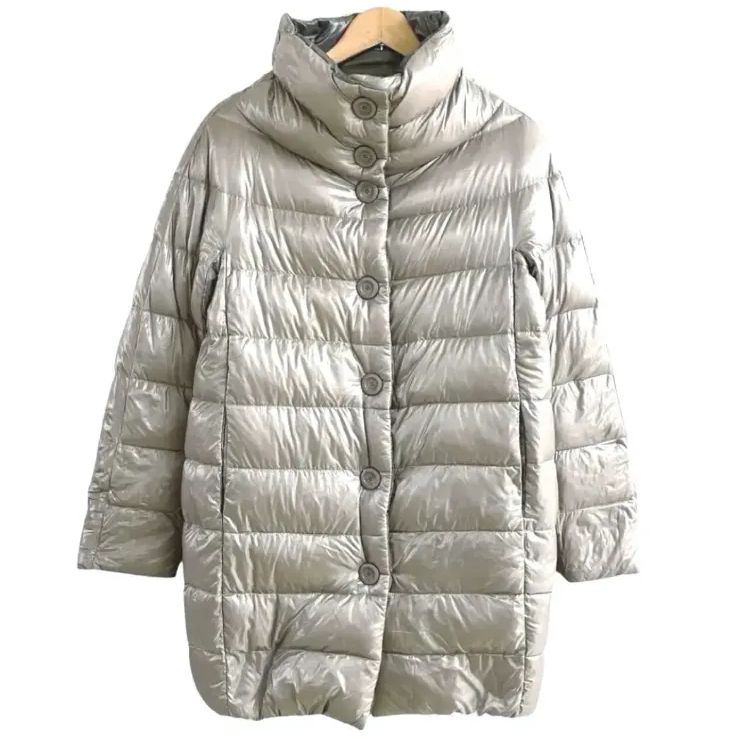 ルーマニア製 HERNO ヘルノ リバーシブル ダウン コート レディース 42