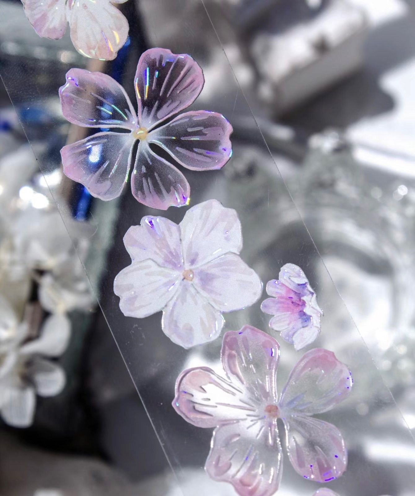 2510122 櫻落 海外マスキングテープ巻き売り フラワー花 - メルカリ